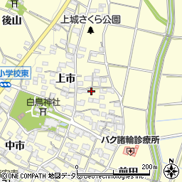愛知県愛知郡東郷町諸輪上市24周辺の地図
