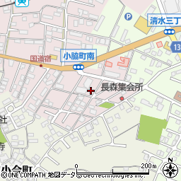 滋賀県東近江市小脇町2408-5周辺の地図