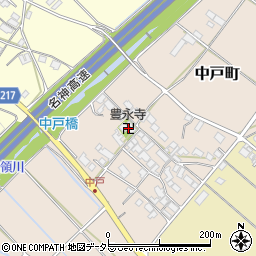 滋賀県東近江市中戸町419周辺の地図