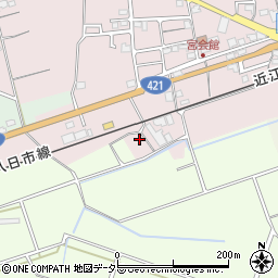 滋賀県東近江市小脇町2444周辺の地図
