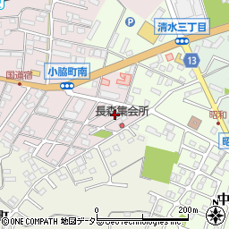 滋賀県東近江市小脇町2403-14周辺の地図
