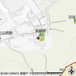 滋賀県近江八幡市長福寺町周辺の地図