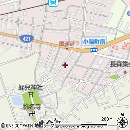 滋賀県東近江市小脇町193-7周辺の地図