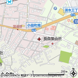 滋賀県東近江市小脇町2408-6周辺の地図
