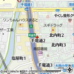 セブンイレブン名古屋ちかま通店周辺の地図