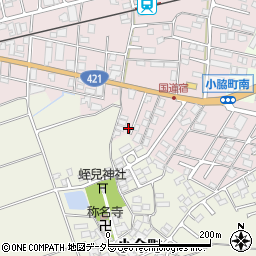 滋賀県東近江市小脇町2416-5周辺の地図