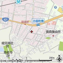 滋賀県東近江市小脇町2411-3周辺の地図