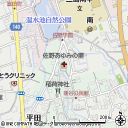 三島市立佐野あゆみの里周辺の地図