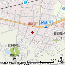 滋賀県東近江市小脇町193周辺の地図