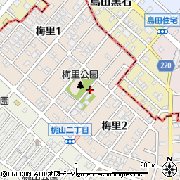 愛知県名古屋市緑区梅里周辺の地図