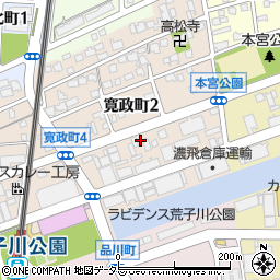 名連　本社周辺の地図