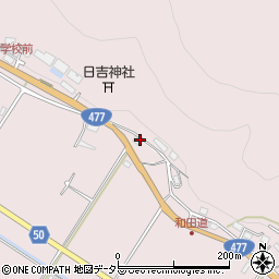 京都府南丹市八木町神吉溝上周辺の地図