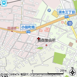 滋賀県東近江市小脇町2403-2周辺の地図