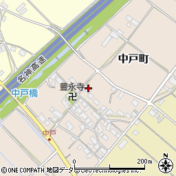 滋賀県東近江市中戸町402周辺の地図