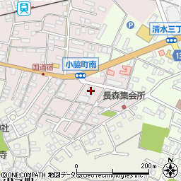 滋賀県東近江市小脇町2408周辺の地図