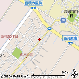 滋賀県野洲市西河原2630周辺の地図