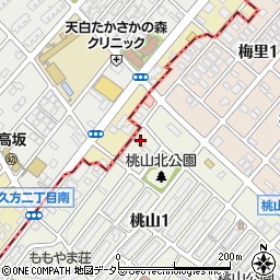 愛知県名古屋市緑区桃山1丁目46周辺の地図