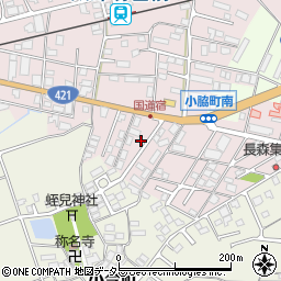 滋賀県東近江市小脇町193-9周辺の地図