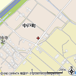 滋賀県東近江市中戸町111周辺の地図