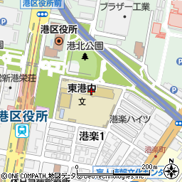 名古屋市立東港中学校周辺の地図