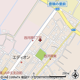 滋賀県野洲市西河原2587周辺の地図
