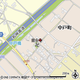 滋賀県東近江市中戸町403周辺の地図