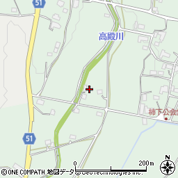 岡山県勝田郡奈義町柿704周辺の地図