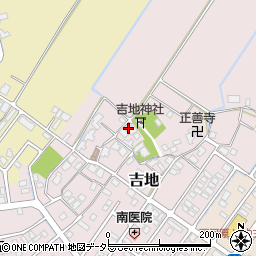 滋賀県野洲市吉地周辺の地図