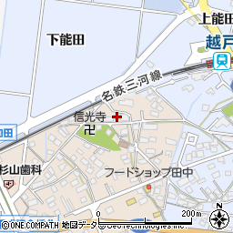 愛知県豊田市荒井町能田原473周辺の地図