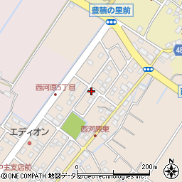 滋賀県野洲市西河原2617周辺の地図