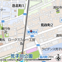 愛知県名古屋市港区寛政町3丁目18周辺の地図