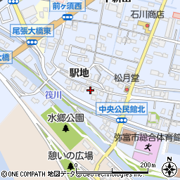 愛知県弥富市前ケ須町野方716周辺の地図