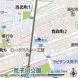 リパーク名古屋寛政町３丁目駐車場周辺の地図