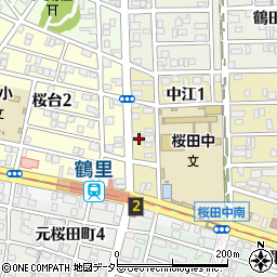 コンフォール・鶴里周辺の地図