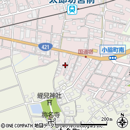 滋賀県東近江市小脇町2416周辺の地図