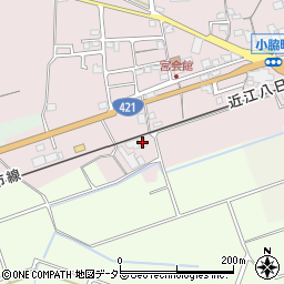 滋賀県東近江市小脇町1721周辺の地図