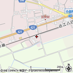 滋賀県東近江市小脇町1721周辺の地図