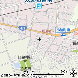 滋賀県東近江市小脇町2416-11周辺の地図