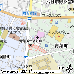 滋賀県東近江市青葉町周辺の地図