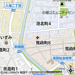 愛知県名古屋市港区寛政町8丁目5周辺の地図