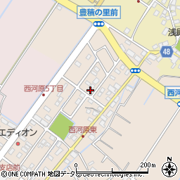 滋賀県野洲市西河原2649周辺の地図