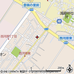 滋賀県野洲市西河原2631周辺の地図