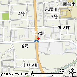 京都府南丹市園部町横田二ノ坪周辺の地図