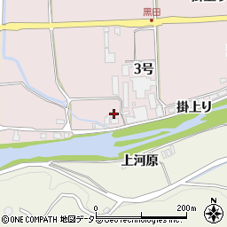 京都府南丹市園部町黒田スヘキ周辺の地図