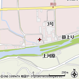 京都府南丹市園部町黒田（スヘキ）周辺の地図