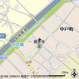 滋賀県東近江市中戸町404周辺の地図