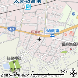 滋賀県東近江市小脇町193-4周辺の地図