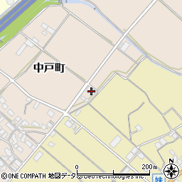 滋賀県東近江市中戸町109周辺の地図