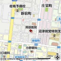 岡田医院周辺の地図