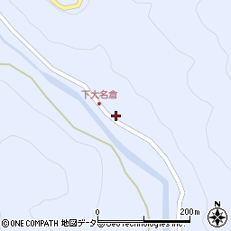 愛知県北設楽郡設楽町大名倉ハラビ平周辺の地図
